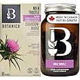 Botanica Milk Thistle Super Concentrated Liquid Capsules with Silymarin, 4500 mg dry herb equivalent, 60 Capsules, 60 day sup