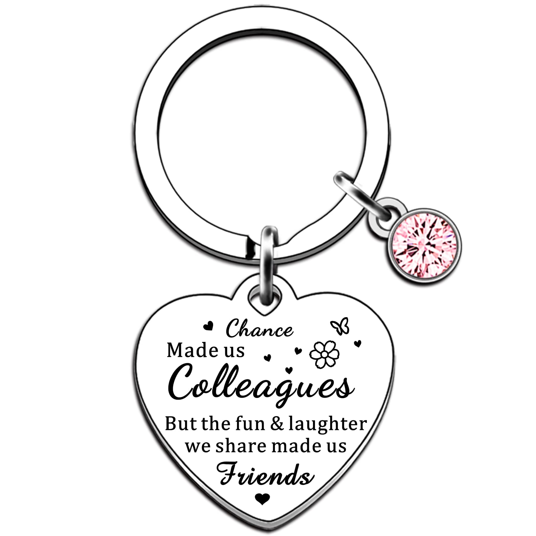 JMIMO Leaving Gifts for Colleagues Women Work Bestie Gifts Chance Made Us Colleagues Keyring