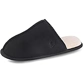 VANSARTO Mens Scuff Slippers Micro Suede Memory Foam Slide Clogs Slip on Indoor Outdoor House Shoes