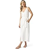 Splendid Womens Amanda Linen Tank Midi Dress