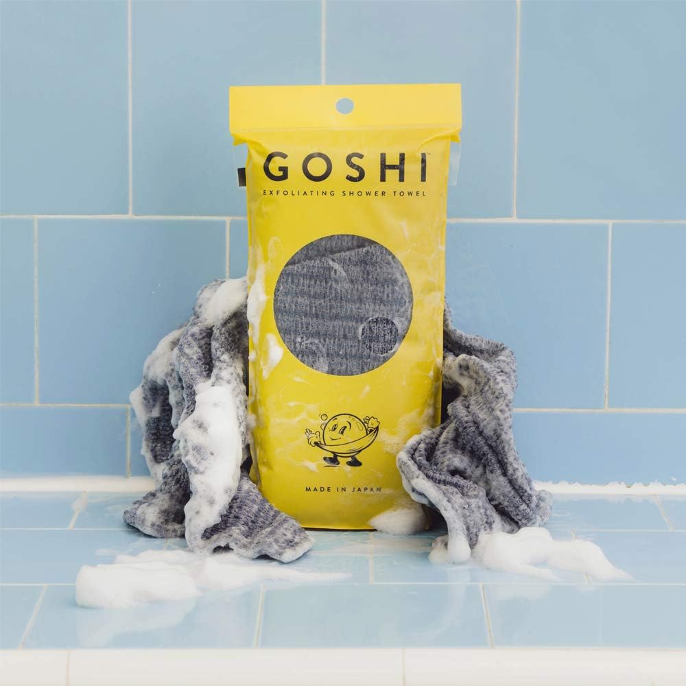 GOSHI - Exfoliating Shower Towel: Home & Kitchen