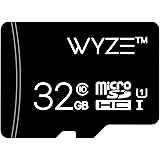 Wyze Expandable Storage 32GB MicroSDHC Card Class 10, Black