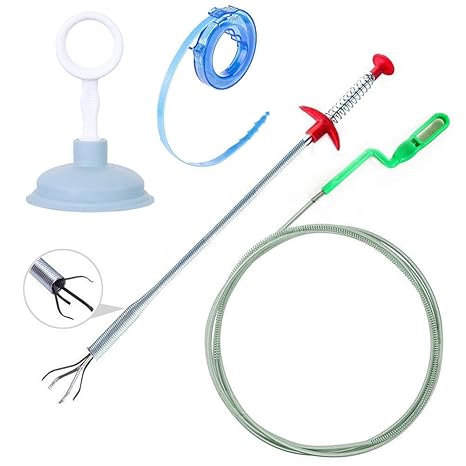 3 Of Drain Snake Clog Remover Jinh Home Cleaning Brushes Tools Metal Plastics Drain Cleaning Tool For Bathroom Tub Toilet Sink Kitchen Tubs