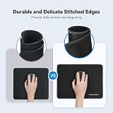 TECKNET Gaming Mouse Pad 270x210x3 mm Non-Slip Waterproof Stitched Edges view 2