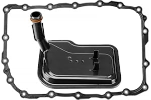 LOCOPOW 6L80 24236933 24224781 Transmission Filter For Chevy Silverado 1500 Avalanche Camaro Suburban Tahoe Corvette, GMC Sierra 1500 Yukon, Cadillac STS XLR Escalade TF209 with Oil Pan Gasket