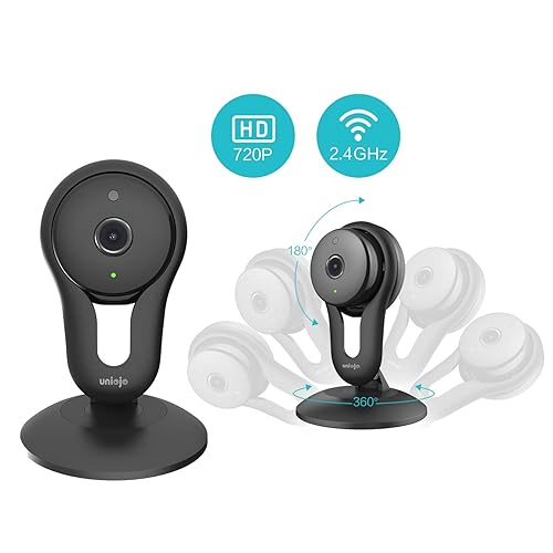 UNIOJO WiFi Camera Indoor, Home Camera with Night Vision, Two Way