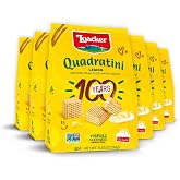 Loacker Quadratini Lemon Wafer Cookies, 30% Less Sugar, Non-GMO, 6-Pack
