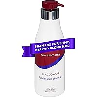 Mon Platin Natural Silk Therapy Total Blonde Shampoo for Blonde Hair 500ml 17fl.oz