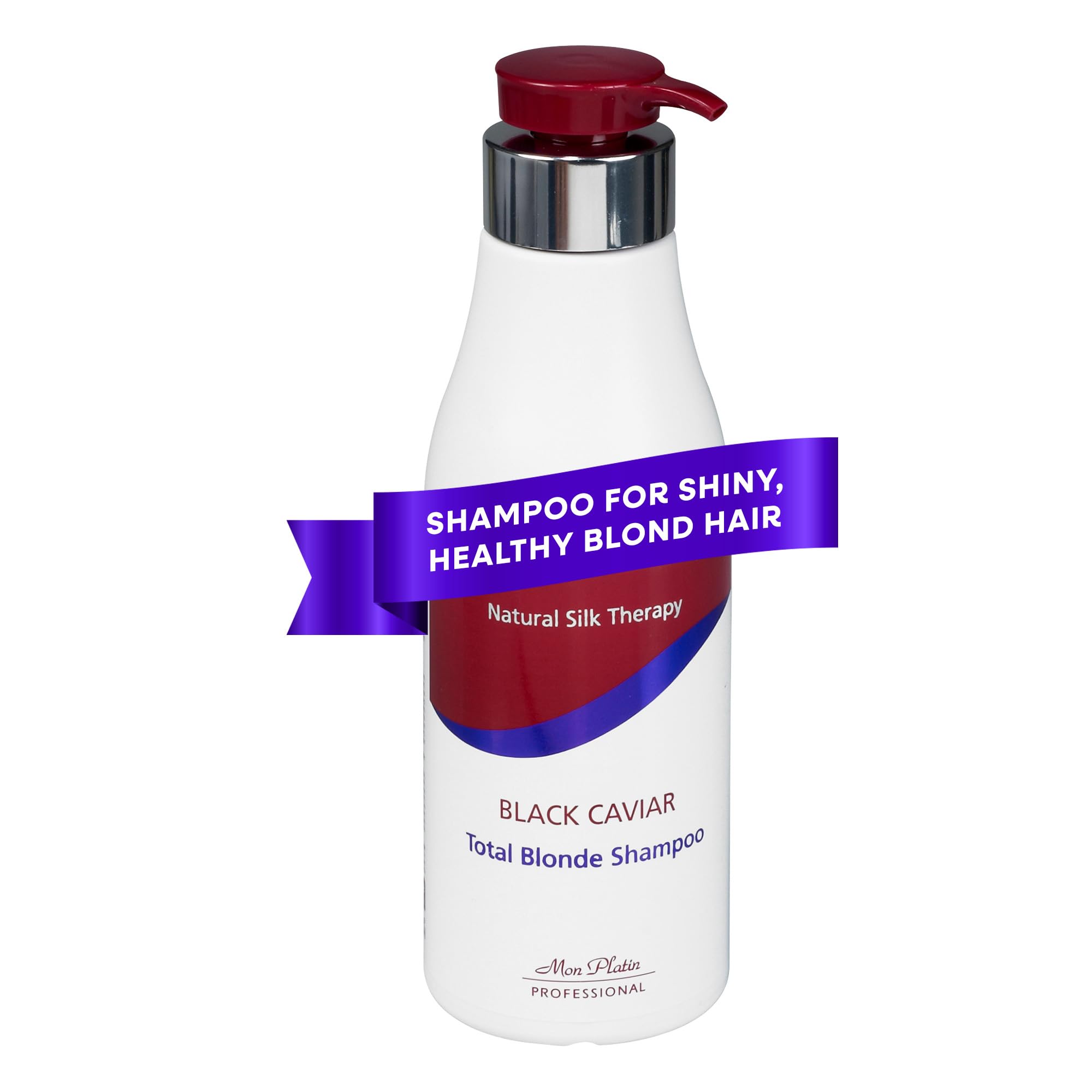 Black Caviar Blonde Hair Shampoo - Intensive Moisturizing Shampoo for blonde, bleached, or Color Treated Hair - Special Antistatic Formula,SLS/Salt Free 500ML