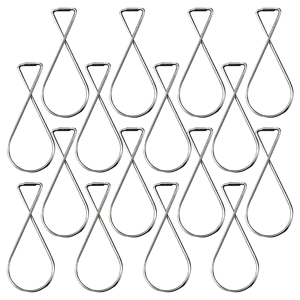 ULTECHNOVO 200pcs Ceiling Hook Clips Drop Ceiling Hanger Hooks for Office Home Weddings and Classroom Decor