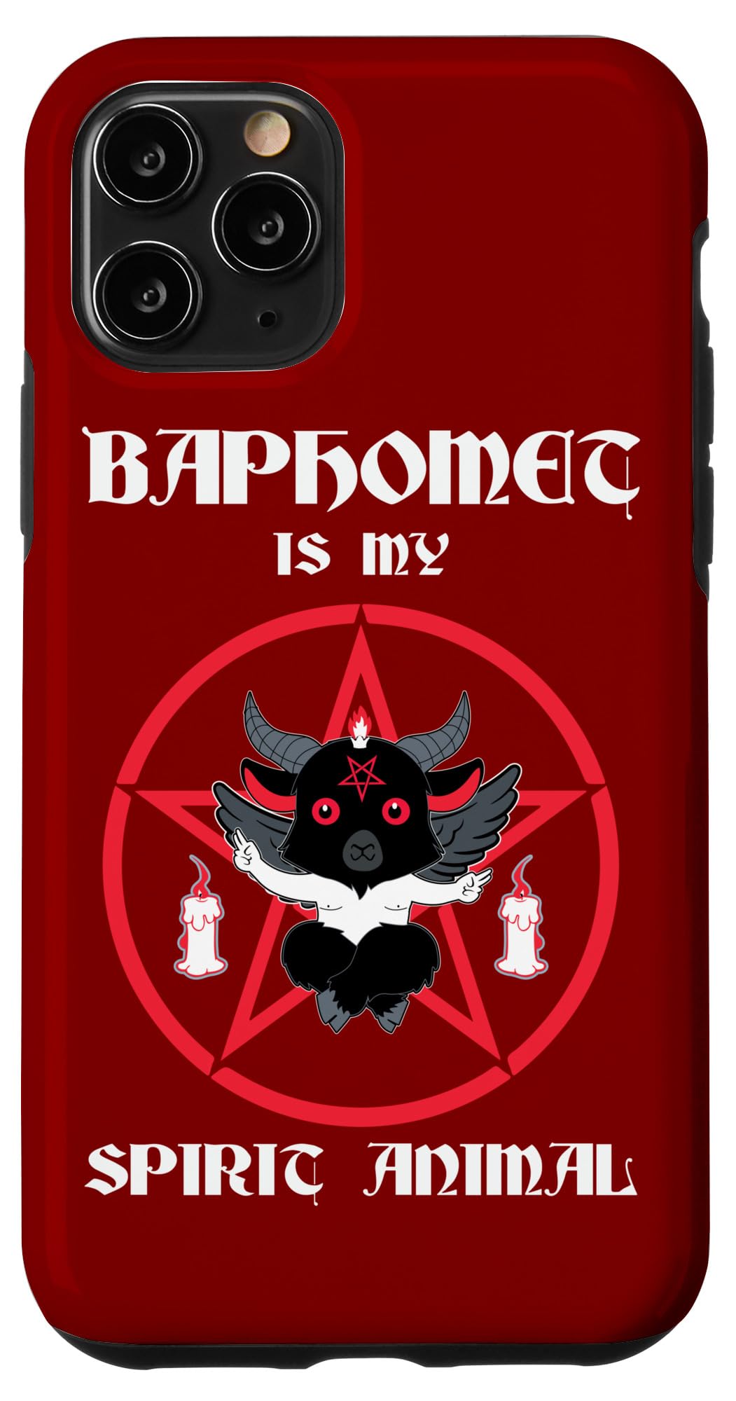 iPhone 11 Pro Baphomet Spirit Animal Kawaii Occult Satanic Pastel Gothic Case