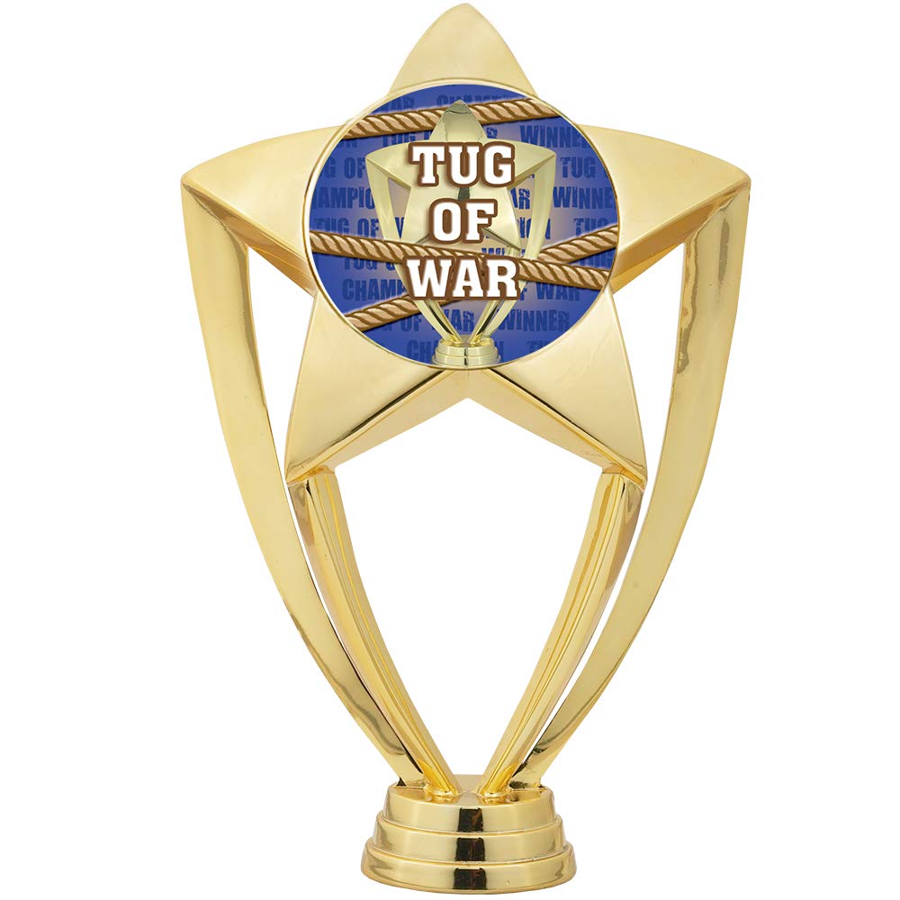 国際ブランド トロフィー ウォー オブ Warトロフィー 6インチ ゴールドスター タグ Of Awards Tug Crown B07g4kfb5t 10 トロフィーメダル Www Wwmp Org Za