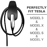 Tesla Charging Cable Organizer,Wall Mount Connector Holder, Charger Cable Holder Adapter with Chassis Bracket,Compatible with