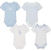 Tommy Hilfiger baby-girls 4 Pack Bodysuits