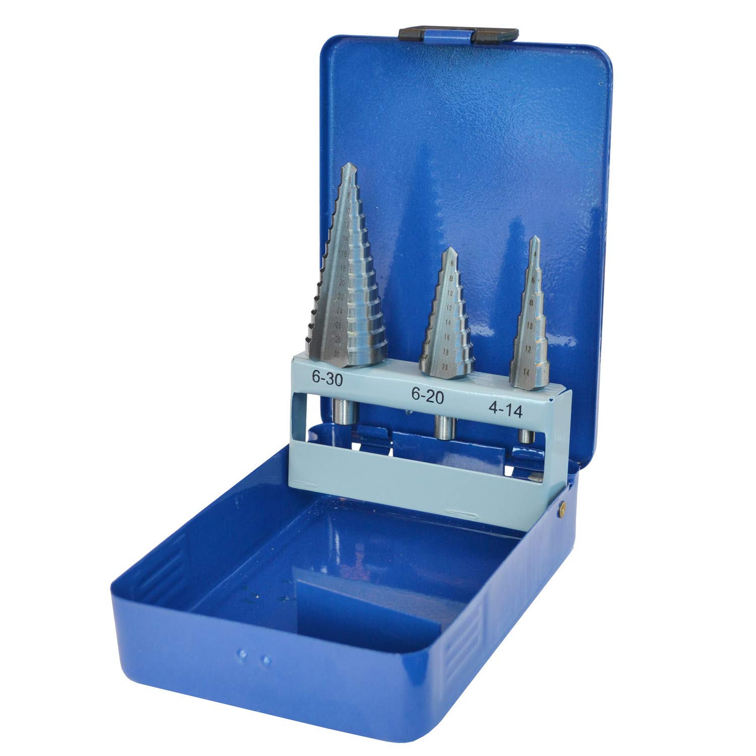 Faithfull SDSET3 HSS Step Drill Set (3 Pieces)