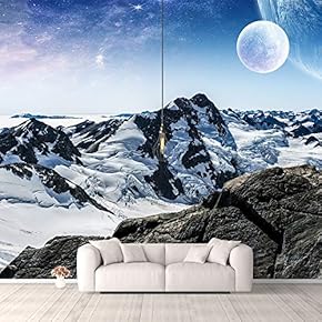 Wall Murals for Bedroom Fantasy View Mystery Collage Removable Wallpaper Peel and Stick Wall Stickers - 66x96 inches