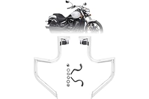 Kinglemc Engine Guard Highway Crash Bar for Kawasaki Vulcan 900 VN900 Classic Custom 2006-2024 (Ordinary Style, Chrome)