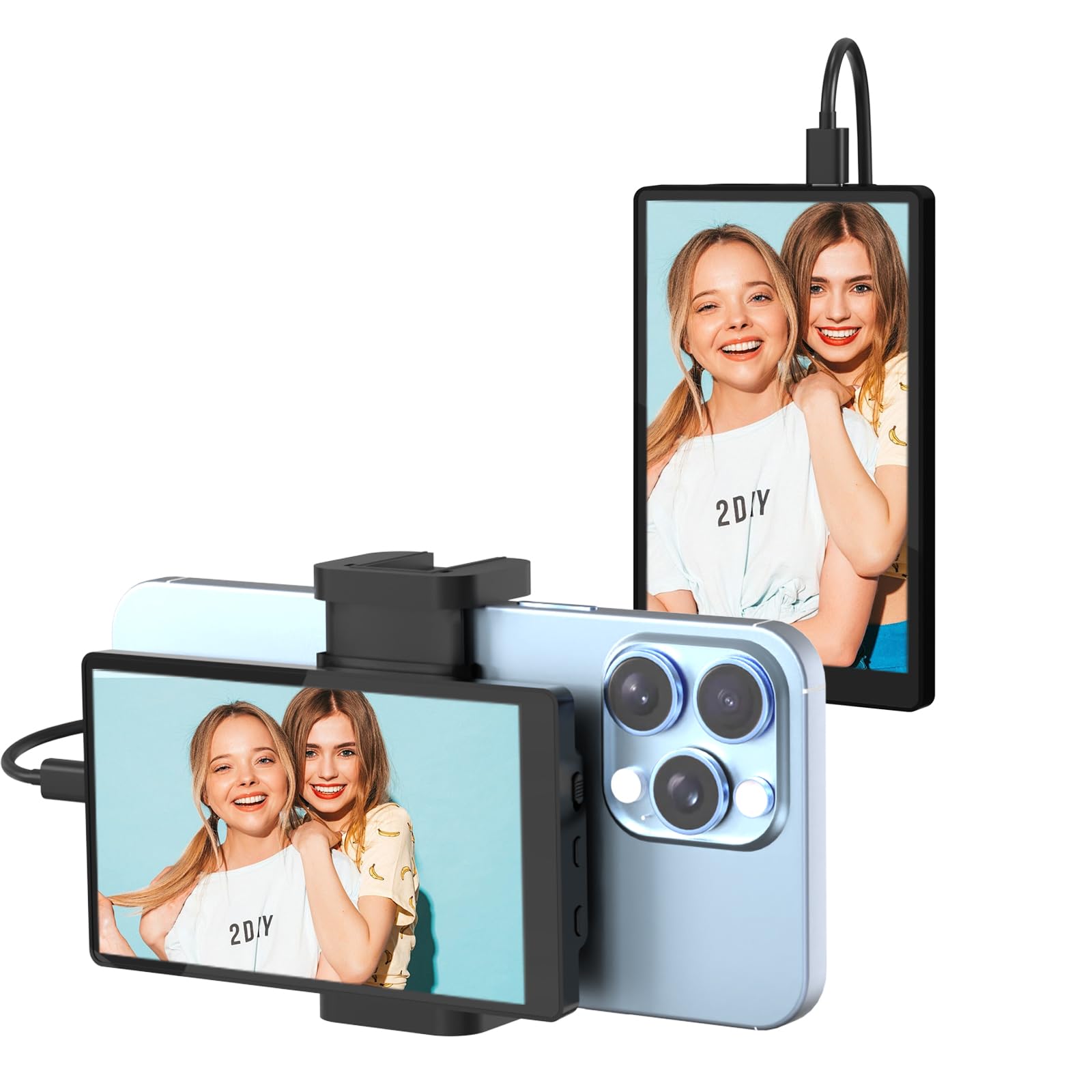JZ Phone Vlog-selfie-bewaking met camera aan de