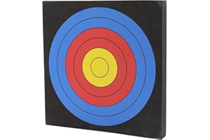 Zooke Archery Target, 20 Inch 10 Coloured Square EVA Backyard Target for Recurve Bow Compound Bow or Longbow, Archery Profess