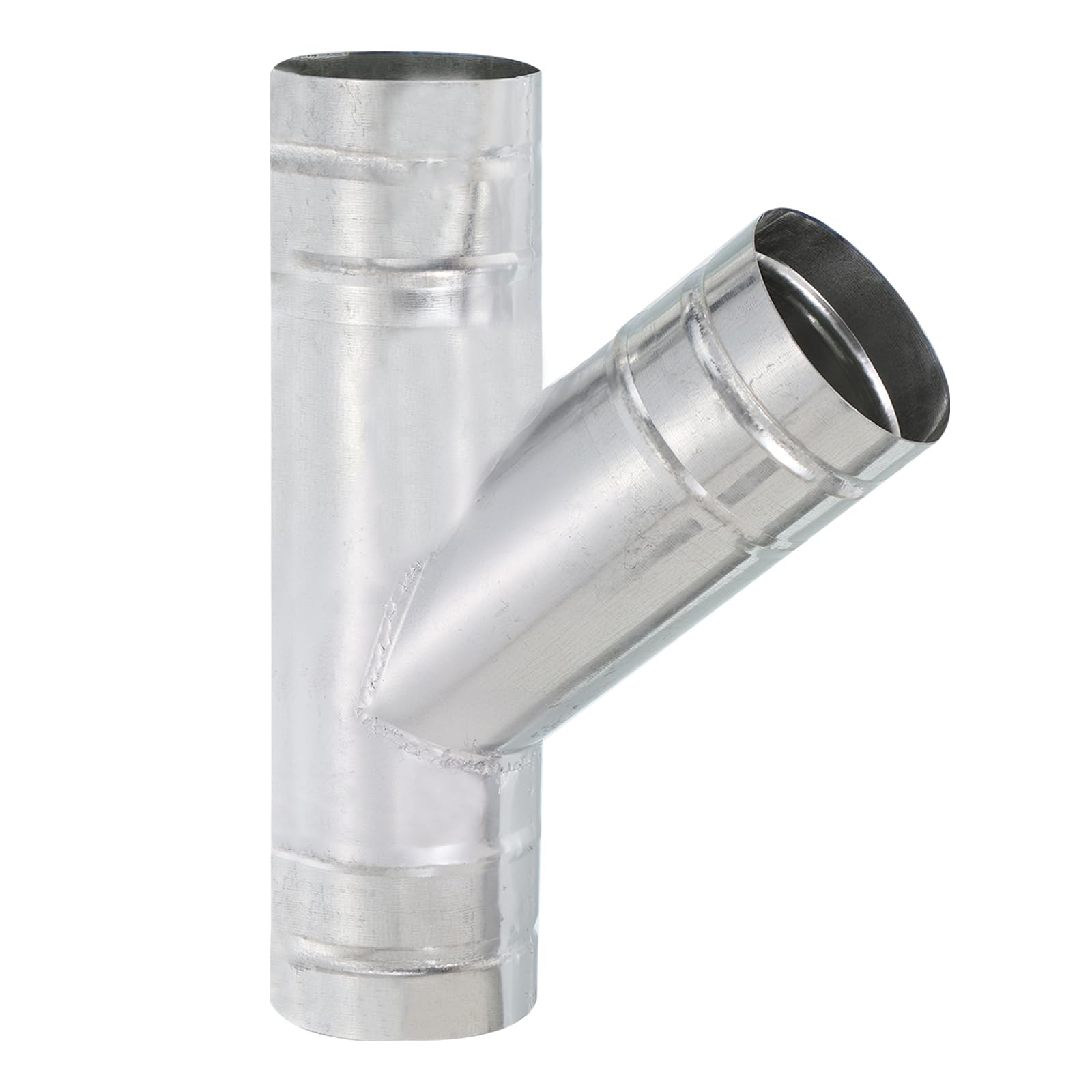 PATIKIL 3 Inch 3 Way Duct Splitter, Y Connector Air Vent Duct Hose Exhaust Pipe Adapter Joint for Dryer Exhaust Fan Vent Systems HVAC