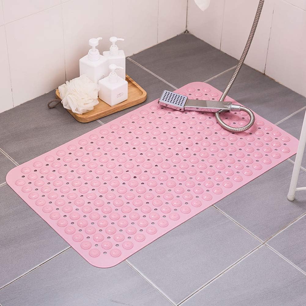 Bathtub and Shower Mat,Non Slip with Big Hole Drain Holes and Suction