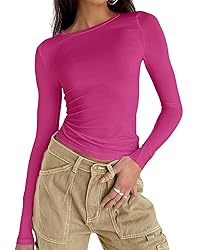 Abardsion Women's Long Sleeve Shirts Spring 2025