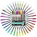 36 Colors Gel Pen Coloring Set - Refill Highlighter for Kids&Adult Coloring, Writing, Drawing - Glitter,Neon,Gouache Colors