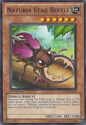Yu-Gi-Oh! - Naturia Stag Beetle (STBL-EN032) - Starstrike Blast - 1st Edition - Common