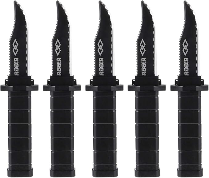 Toyvian 10pcs Magic Retractable Knife Fake Knife Trick