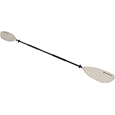 Attwood Kayak Paddle, Asymmetrical, 2-Piece, Heavy-Duty Aluminum with Comfort Grips, 7 Feet
