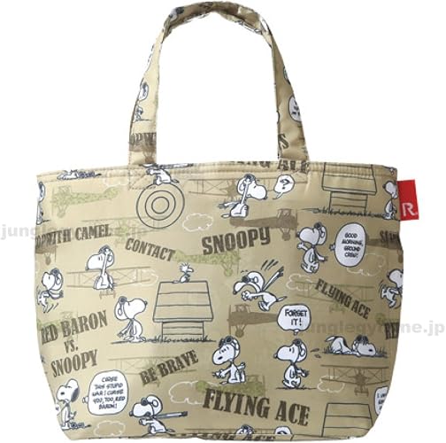 Amazon ルートート Rootote サーモキーパーランチ ピーナッツ フライングエース トートバッグ