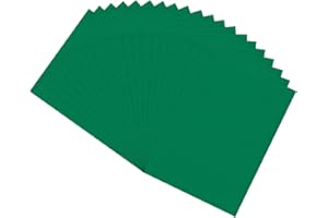 BIGUPHATE 20 PCS EVA Foam Sheets DIY Handcraft Materials 1mm Thick 15.7 x 11.8 Inches Green EVA Foam Papers for Arts and Crafts