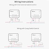 SONOFF ZBMINIL2 Zigbee Smart Light Switch 2 Way, No Neutral Required (2 Pack) view 9