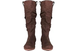 JUNQIAKO Unisex Medieval Viking Boots for Men Renaissance Cosplay Halloween Boots Gothic Viking Pirate Faux Leather Costume S