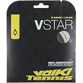 Volkl V-Star | Tennis Racquet String | Spin &amp; Control | Smooth Finish Co-Polymer String