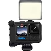 Suptig LED Video Light, Portable Photography Compatible for Gopro Hero 13, Hero 12,11,10,9,8,7,6,5,4,3,3+, DJI OSMO, AKASO, S