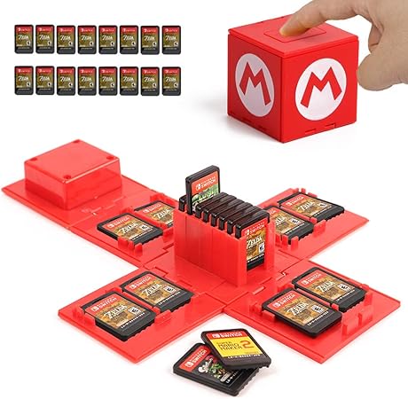 mario switch game holder