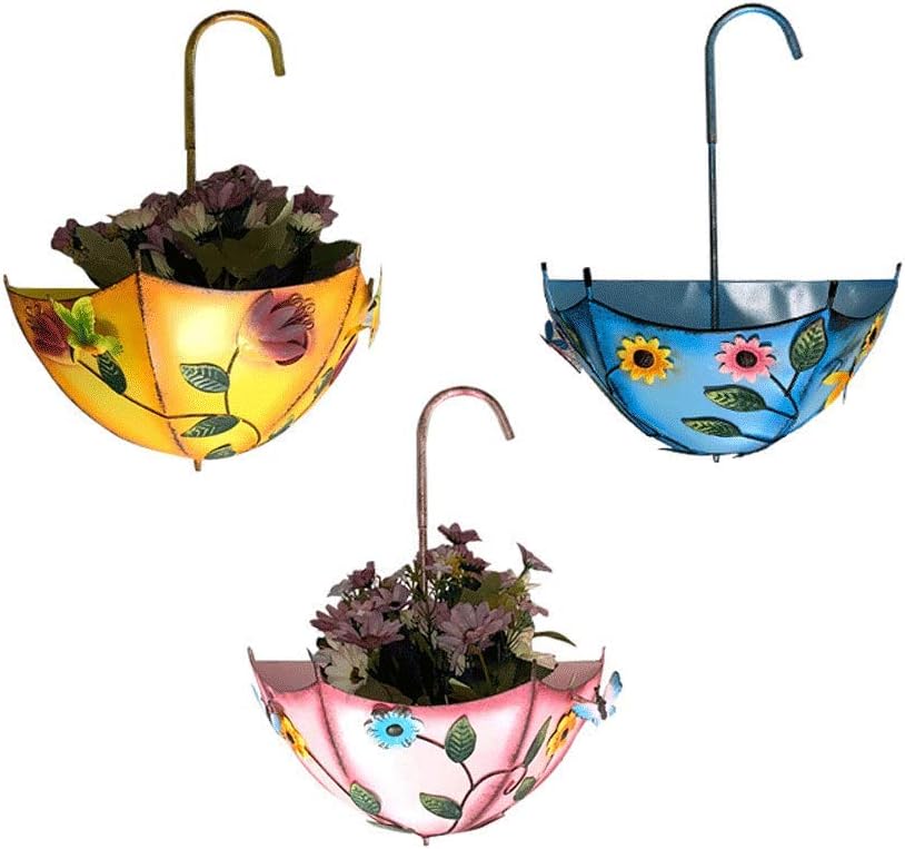 MROSW Umbrella Hanging Garden Planter Wall Decor Waterproof Wall