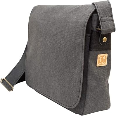 Amazon ショルダーバッグ メンズ 斜めがけ 墨 備長炭染め 帆布バッグ 軽量 革付属 ルーズフラップショルダー 日本製 京都 As 1 ショルダーバッグ