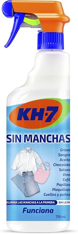 Sin Manchas | Quitamanchas Ropa | Elimina Todo Tipo de Manchas | Vino, Chocolate, Tomate, Grasa, Aceite, Sangre, Maquillaje y más | Pulverizador 715 mL