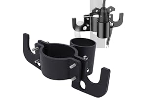 Trailer Chain Organizer, Heavy Duty Aluminum Hitch Chain Holder with Inverted Plug Holder for RV Trailer Tongue Jack, 7 Way W