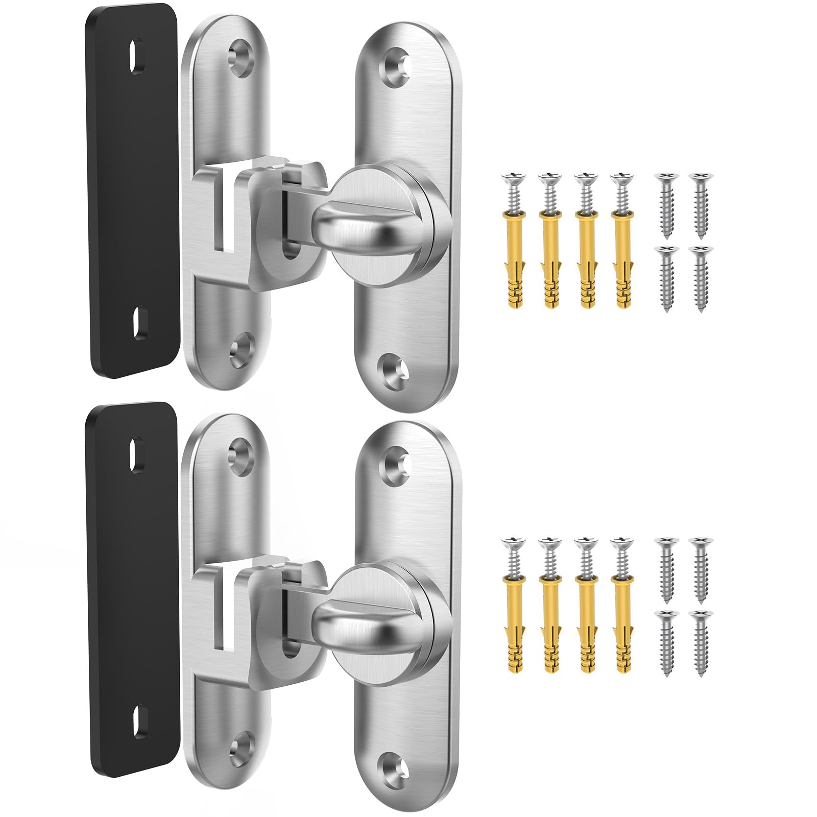 Barn Door Lock – Small 90/180 Degree Flip Sliding