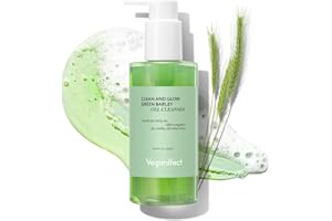 VEGANIFECT Hydrating Gel Cleanser Face Wash, Non-Stripping Gel-to-Foam, Deep Hydration for Sensitive Oily & Dehydrated Skin, Korean Skin Care, Gentle cleanser, Big Size (205ml/6.93 fl oz)