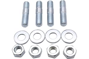 GSKMOTOR Carburetor Carb Studs Kit 5/16" x 1-3/8" Fits for Holley, Edelbrock, Barry Grant, Demon