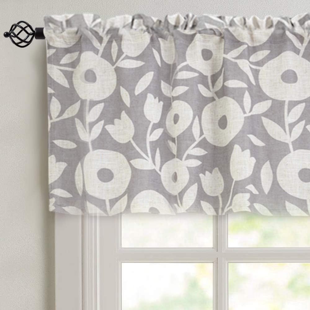 Amazon Com Valance For Kitchen Window Valance Curtains Linen