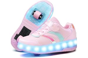 Ufatansy Uforme Roller Shoes Colorful LED Lights Children Light Skate Shoes Fashion Sneakers for Girls Boys