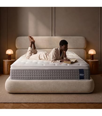 Amazon.com: Bixazx Queen Mattress, 12 Inch Cooling Hybrid Queen