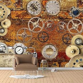 Wall Murals for Bedroom Vintage Bar Theme Removable Wallpaper Peel and Stick Wall Stickers - 66x96 inches