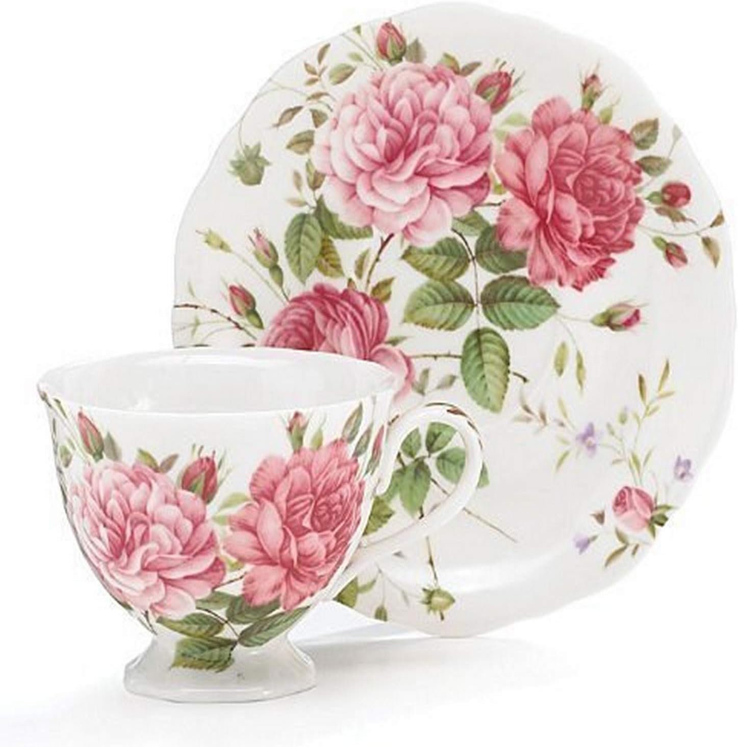 Saddlebrooke Porcelain Pink Rose Teacup