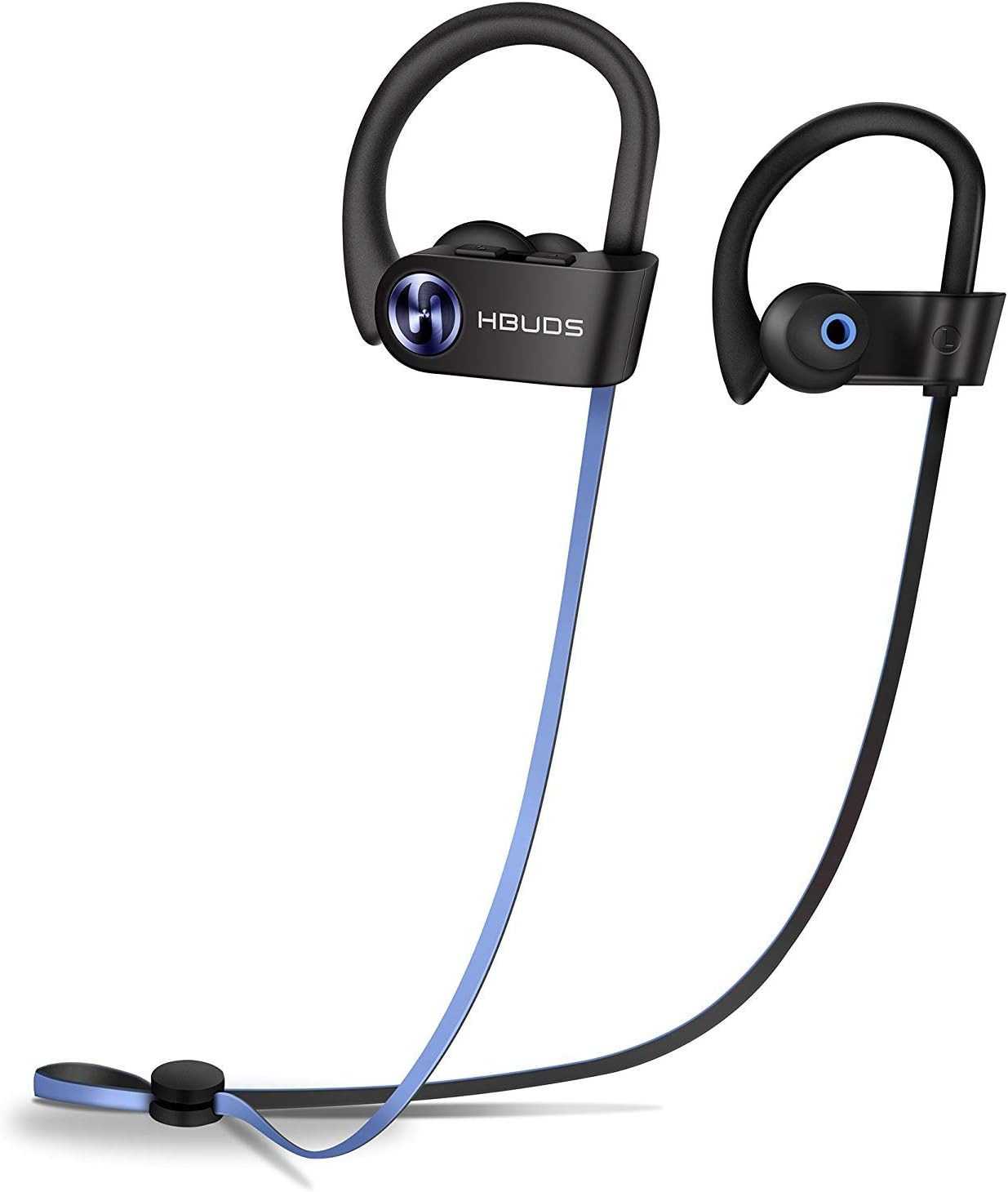 HBUDS IPX7 Sweatproof Bluetooth 4.1 in-Ear Earbuds with Mic for Running, 9 Hour Battery and Noise Cancelling